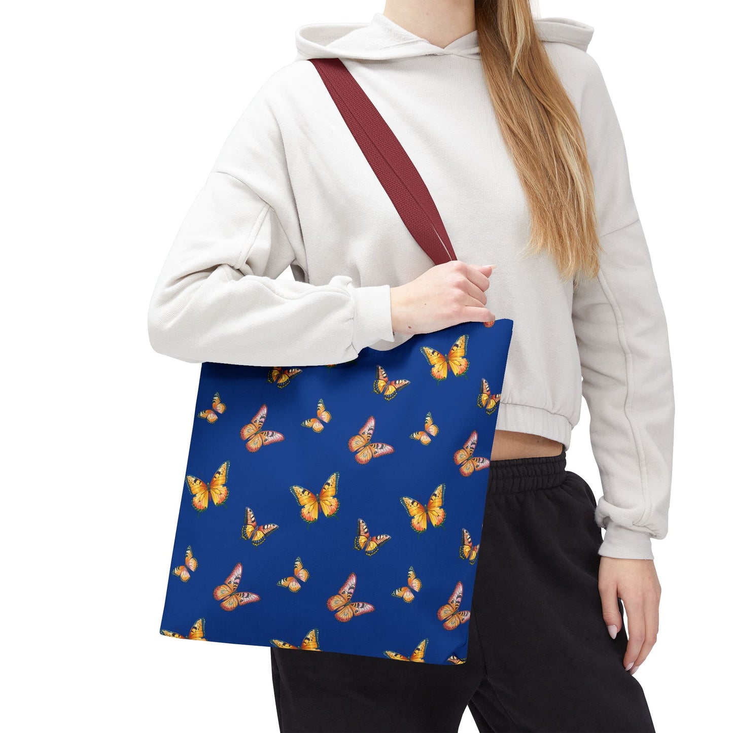 Colorful Butterfly Print Tote Bag - Stylish & Functional