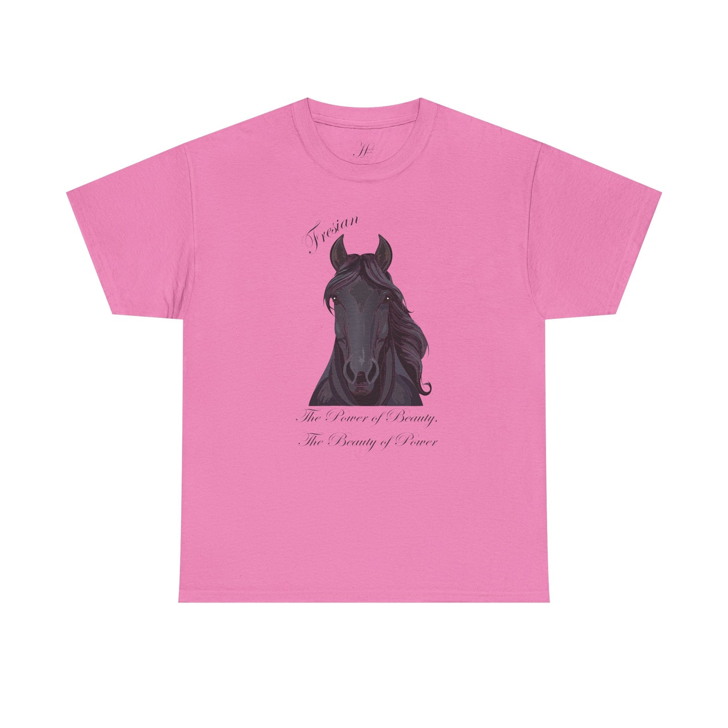 Fresian Horse Tee - Unisex Heavy Cotton T-Shirt