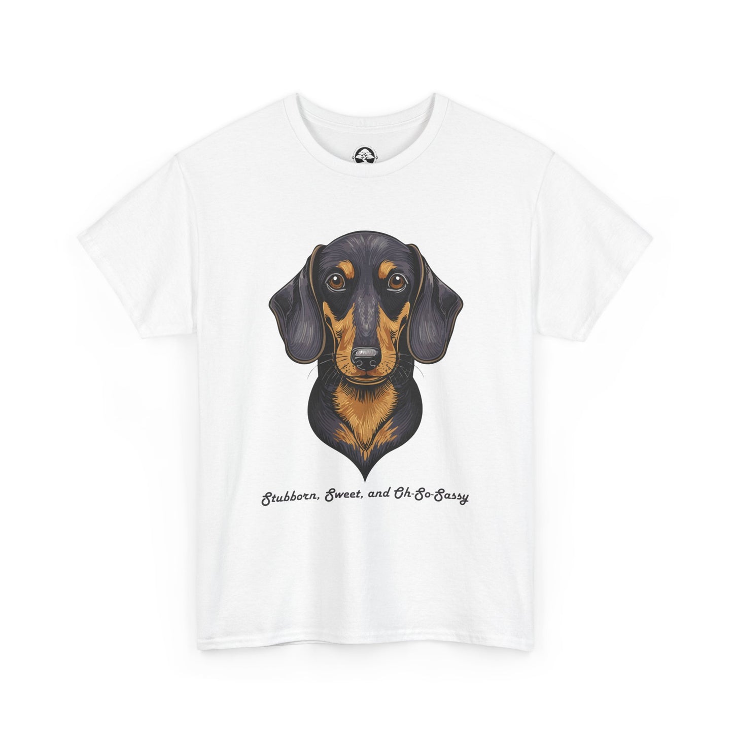 Camiseta unisex de algodón grueso para amantes de los perros salchicha: divertida y cómoda camiseta para mascotas