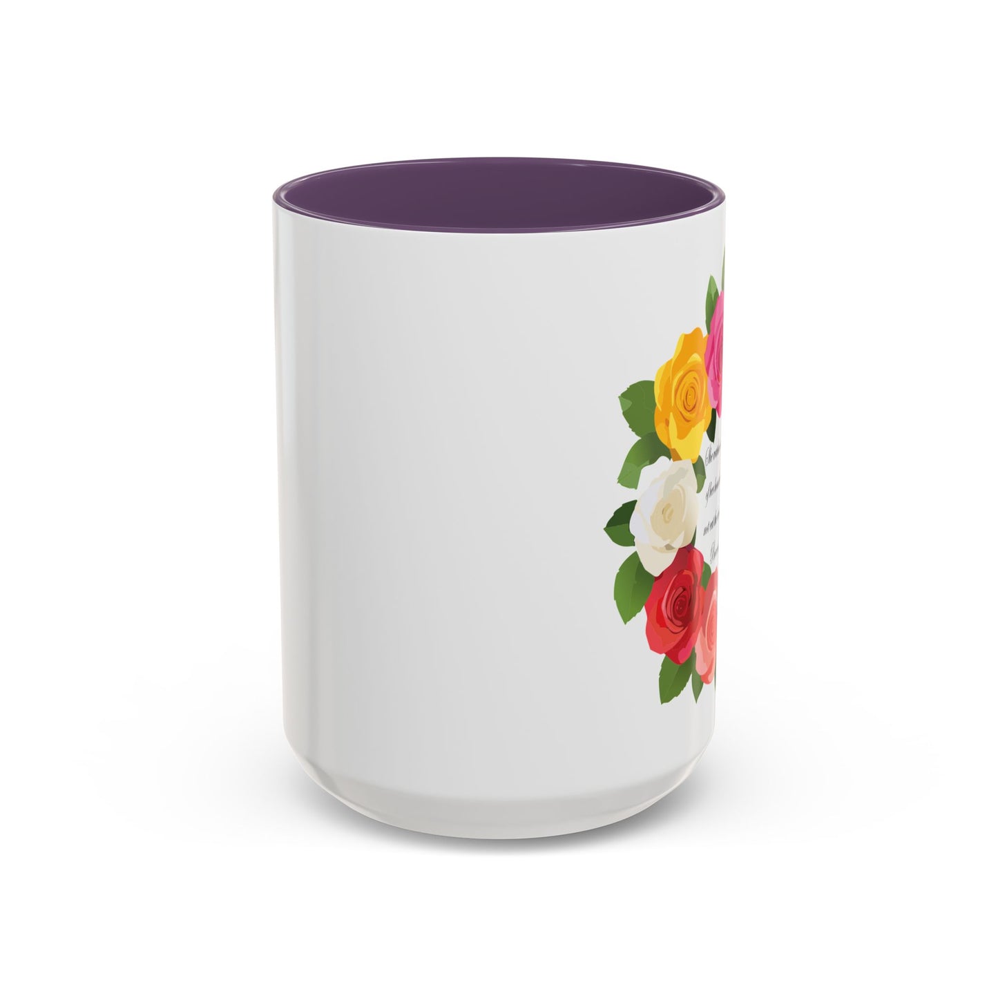 Inspirational Floral Coffee Mug for Mom- Proverbs 31:27