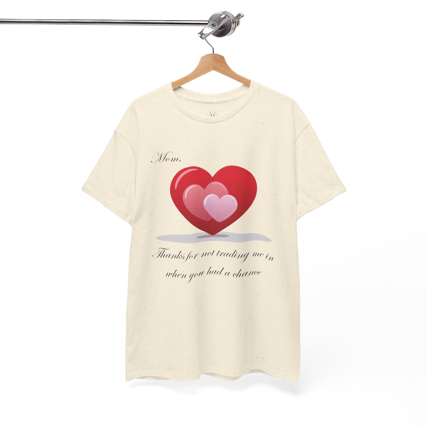 Mom Appreciation Unisex Heavy Cotton Tee - Heart Design