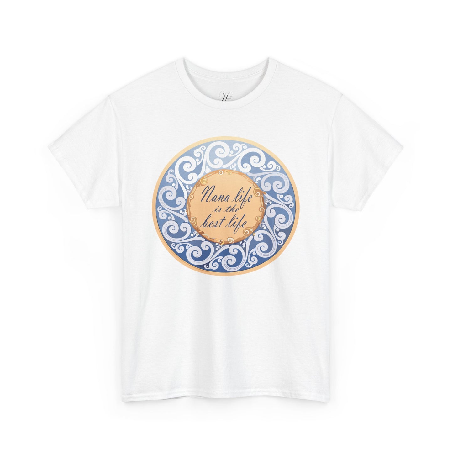 Motivational Unisex Heavy Cotton Tee - "Nana Life is the Best Life"