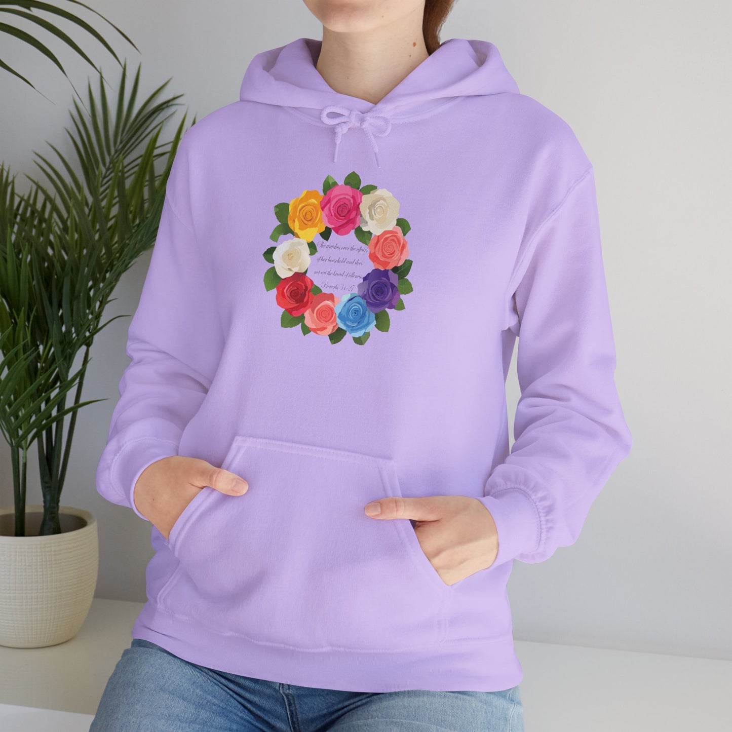 Floral Wreath for Mother Unisex Hoodie - Cozy & Stylish Sweatshirt for All Occasions