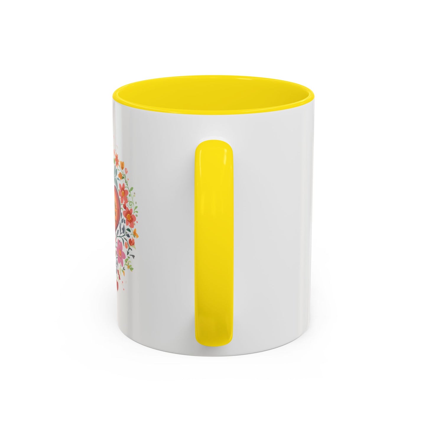 Mom Appreciation Heart Coffee Mug | Floral Design | 11 & 15oz Accent Mug