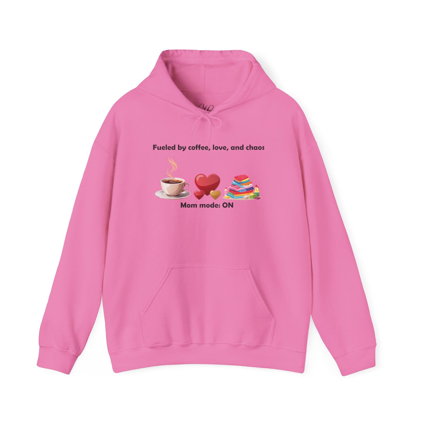 Mom Life Sweatshirt - Fueled by Coffee, Love, and Chaos