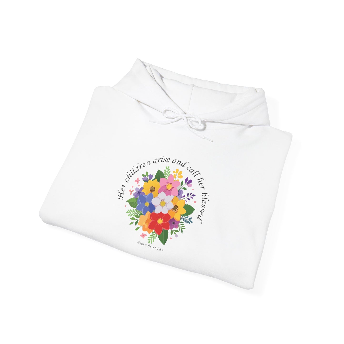 Floral Inspirational Hoodie for Mothers
