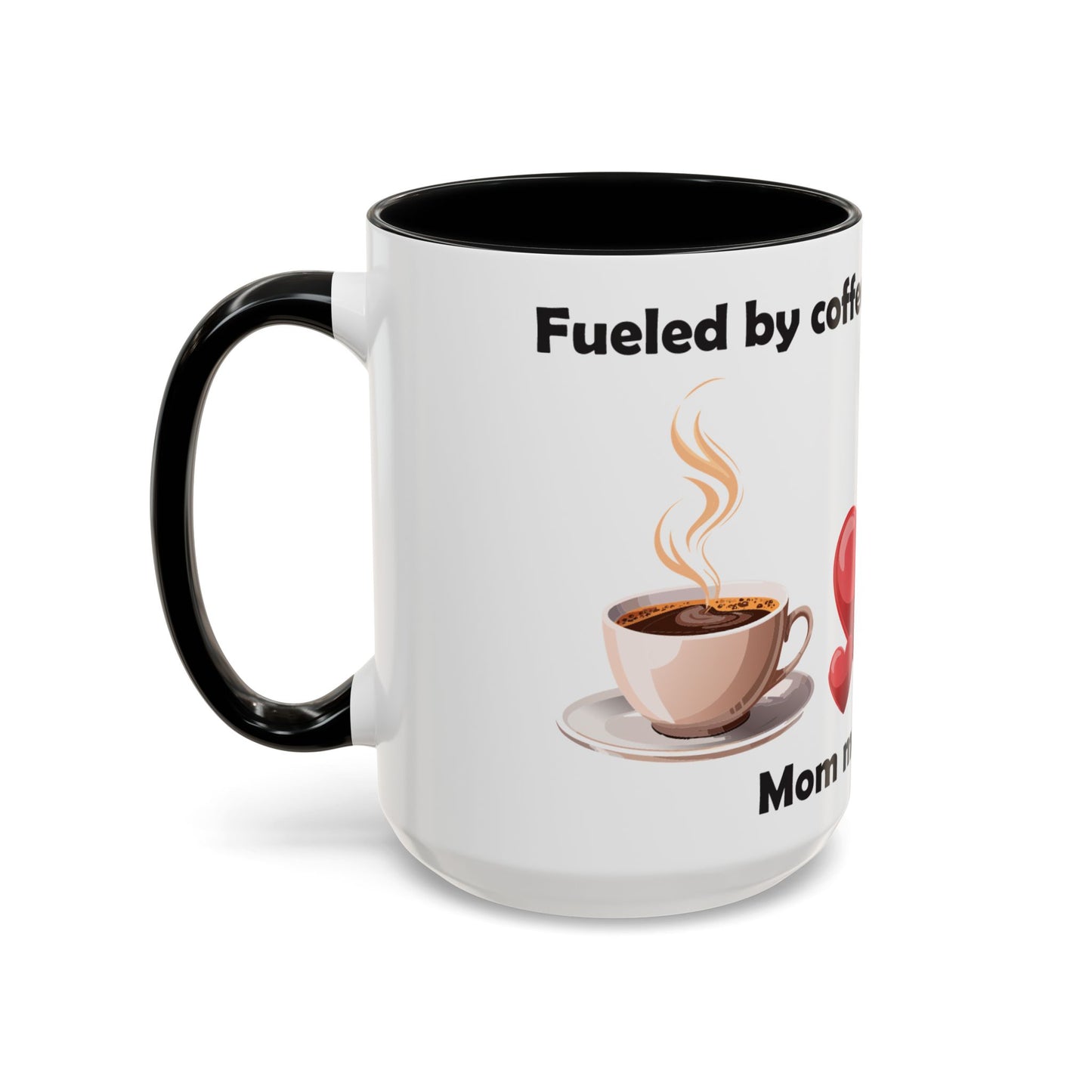 Mom Life Coffee Mug - 'Fueled by Coffee, Love & Chaos' - Perfect Gift for Moms