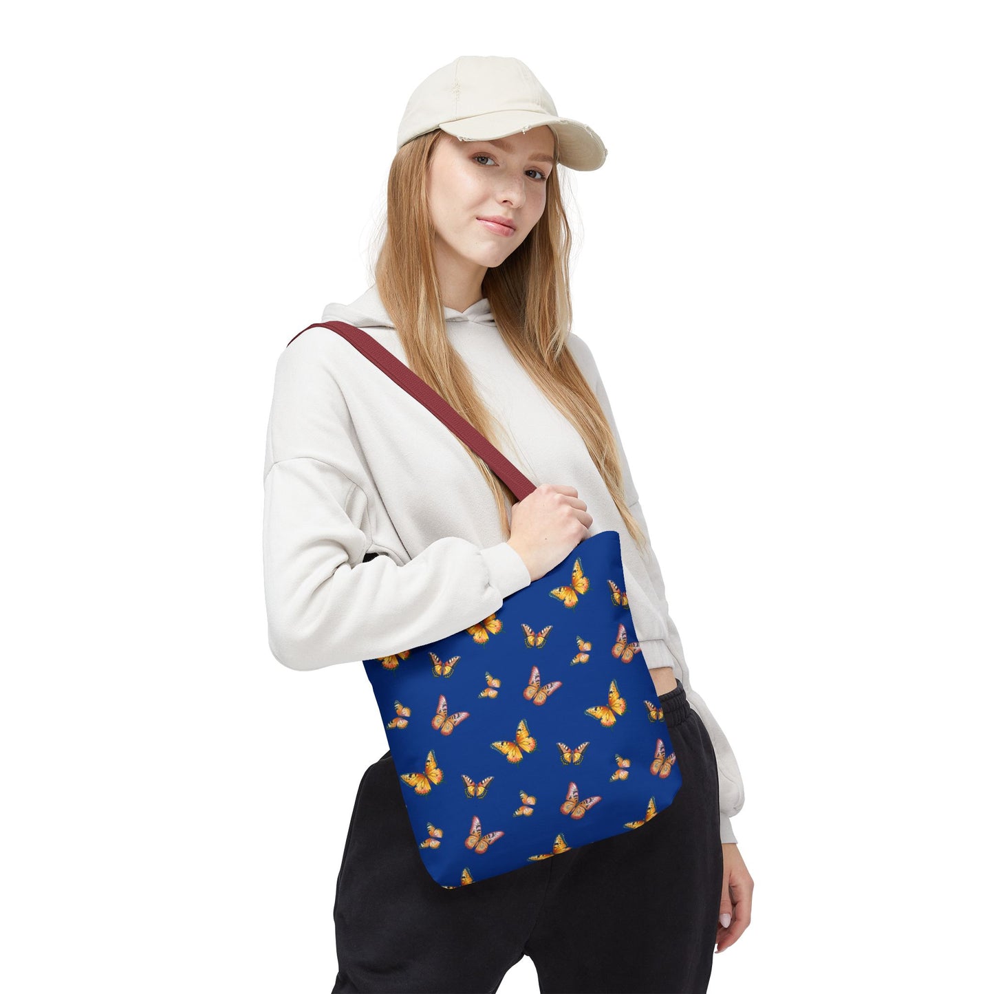 Colorful Butterfly Print Tote Bag - Stylish & Functional