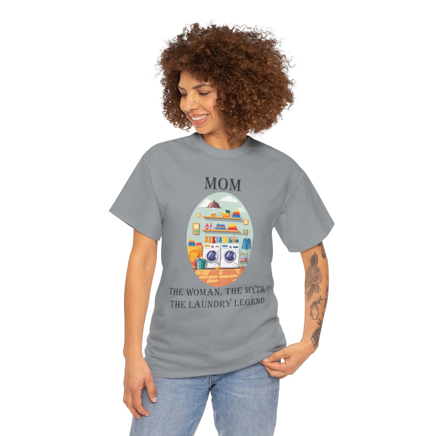 Mom Laundry Legend Unisex Heavy Cotton Tee