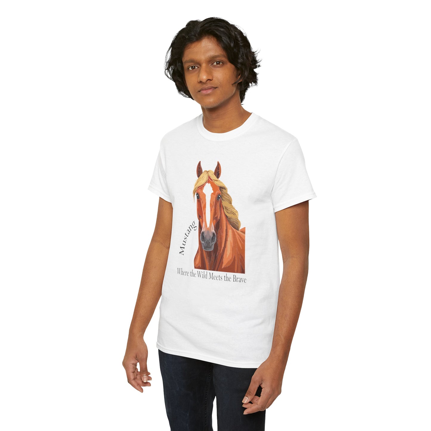 Mustang Unisex Heavy Cotton Tee