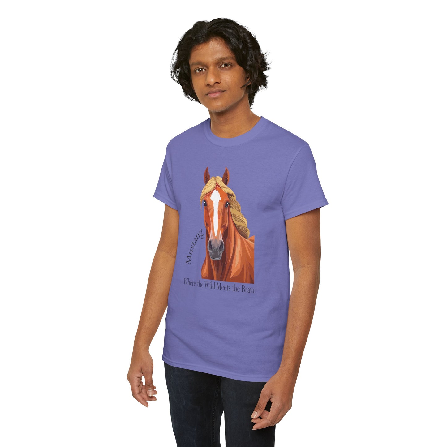 Mustang Unisex Heavy Cotton Tee