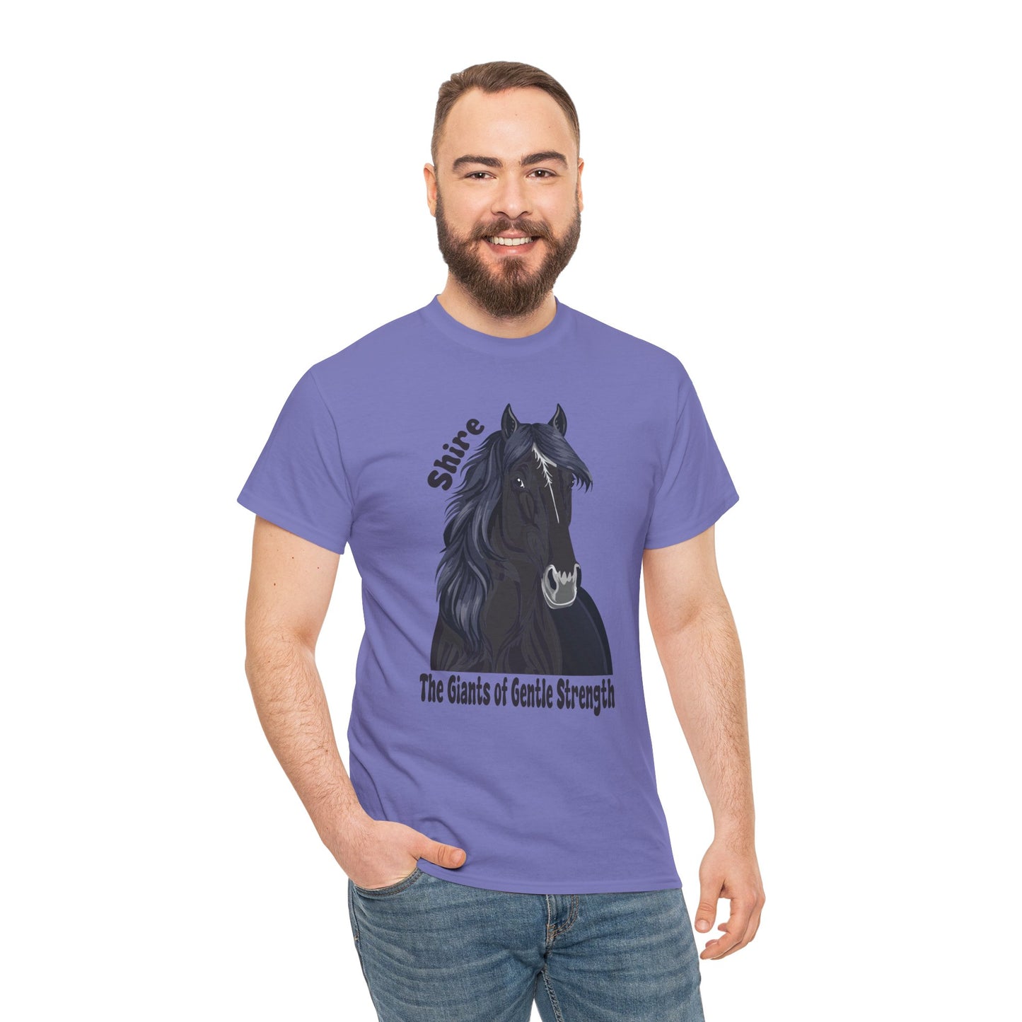 Shire Horse Unisex Heavy Cotton Tee