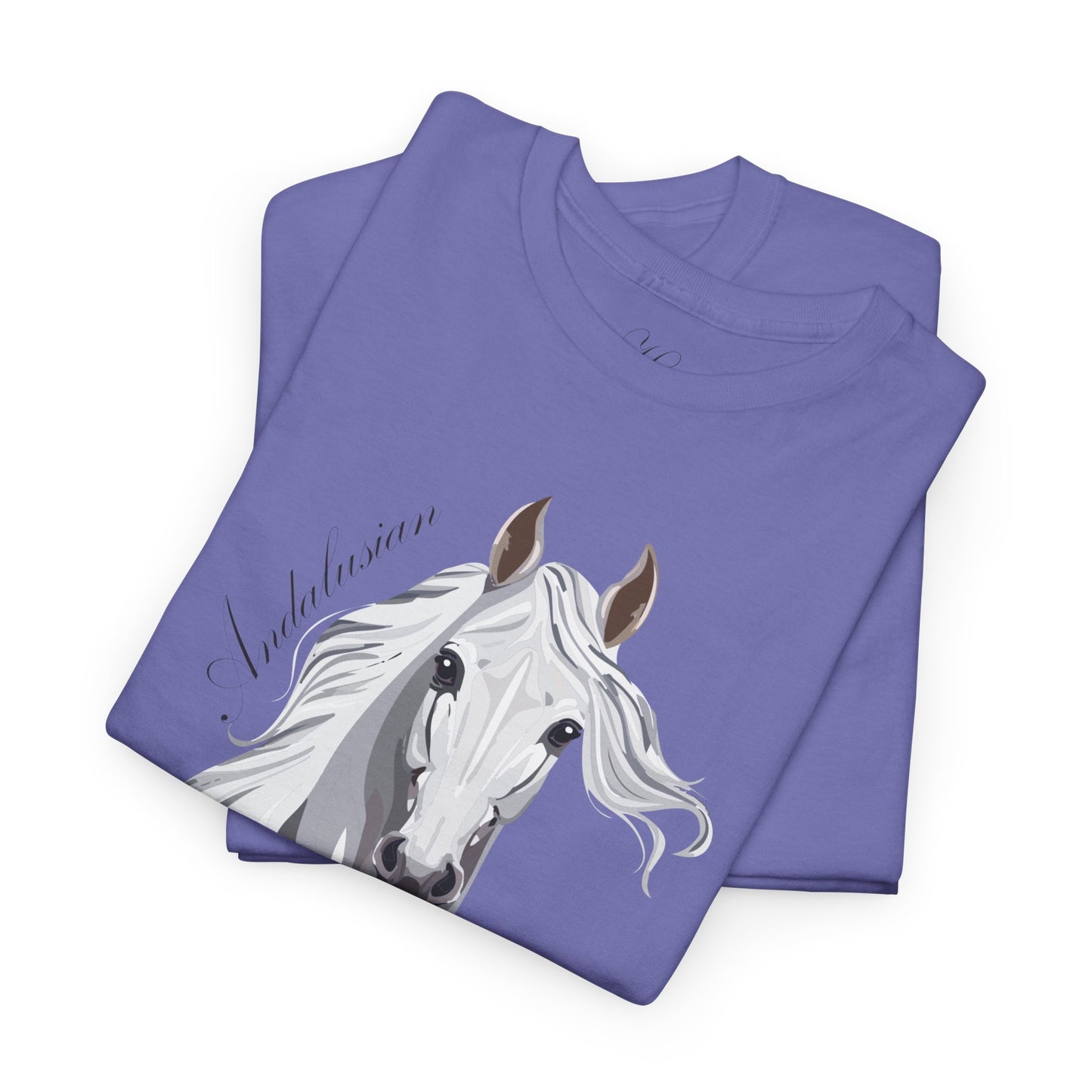 Andalusian Horse Design Unisex Heavy Cotton Tee