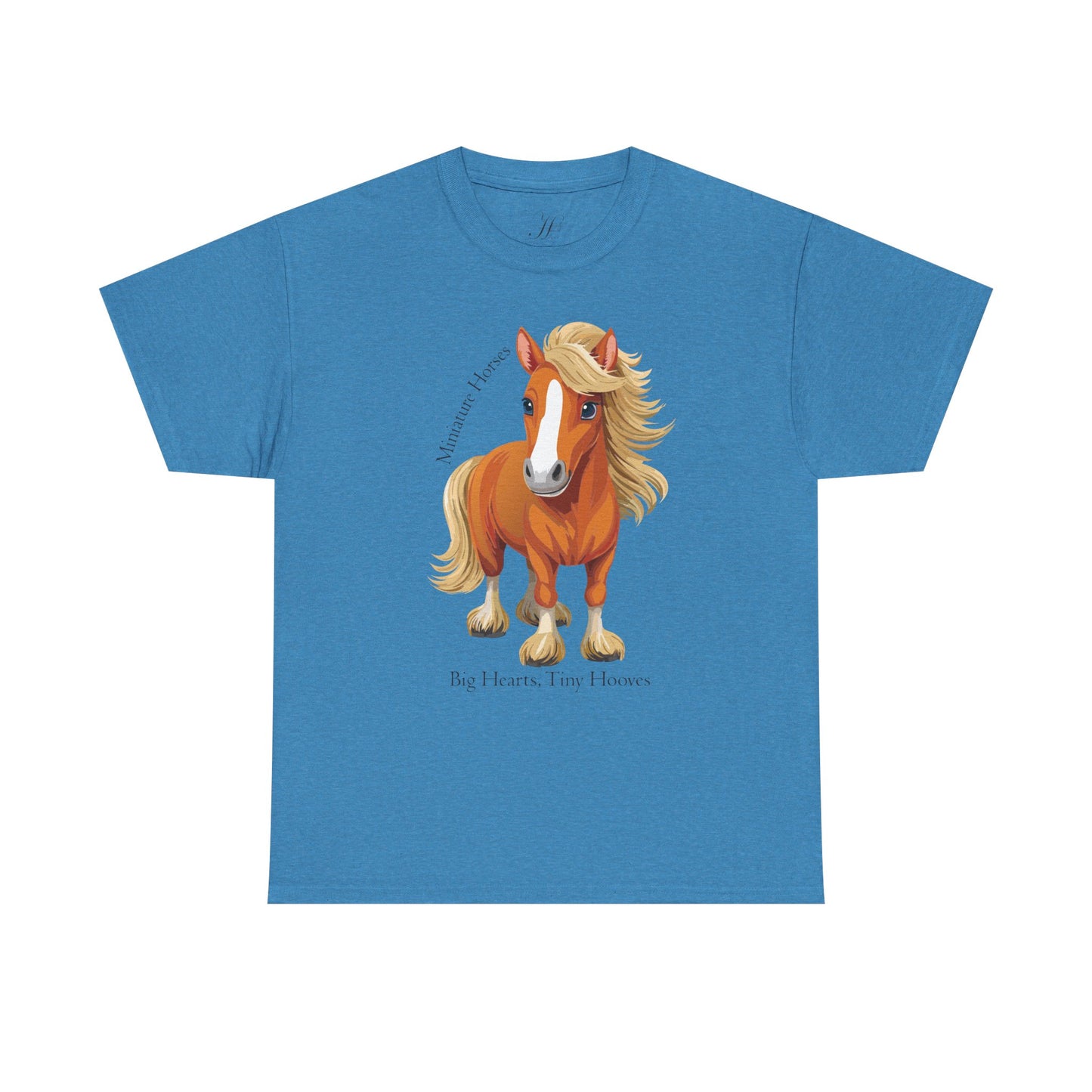 Miniature Horse Unisex Heavy Cotton Tee