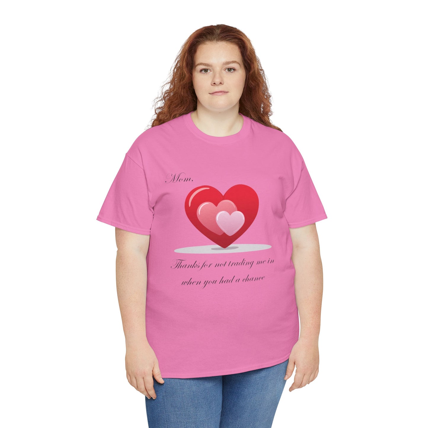 Mom Appreciation Unisex Heavy Cotton Tee - Heart Design