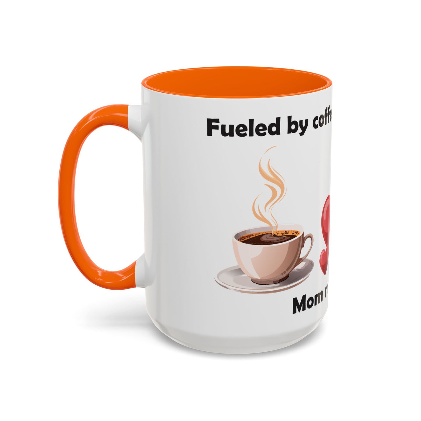 Mom Life Coffee Mug - 'Fueled by Coffee, Love & Chaos' - Perfect Gift for Moms