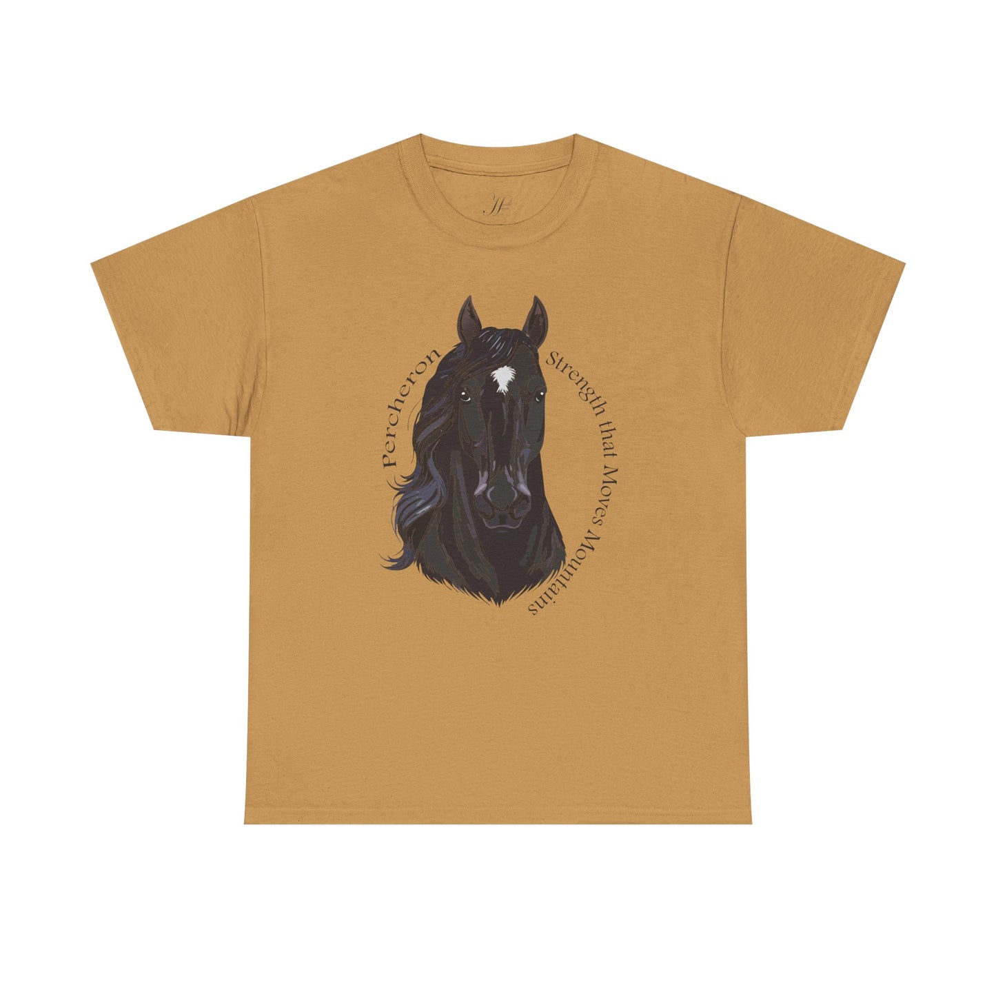 Percheron Unisex Heavy Cotton Tee - Horse Design