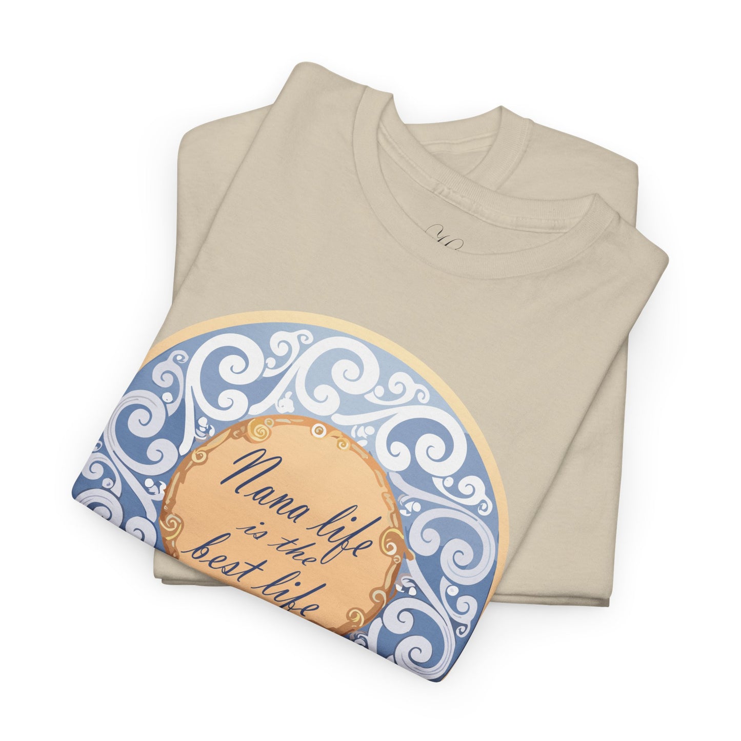 Motivational Unisex Heavy Cotton Tee - "Nana Life is the Best Life"
