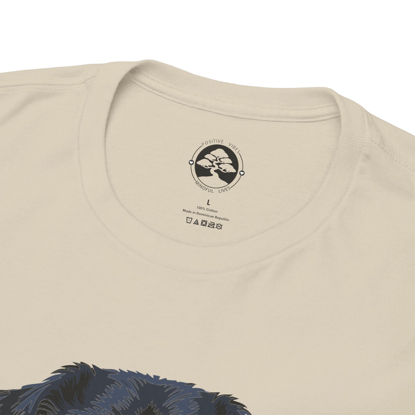 Camiseta unisex de algodón grueso Rottweiler - Power Wraped in Lover