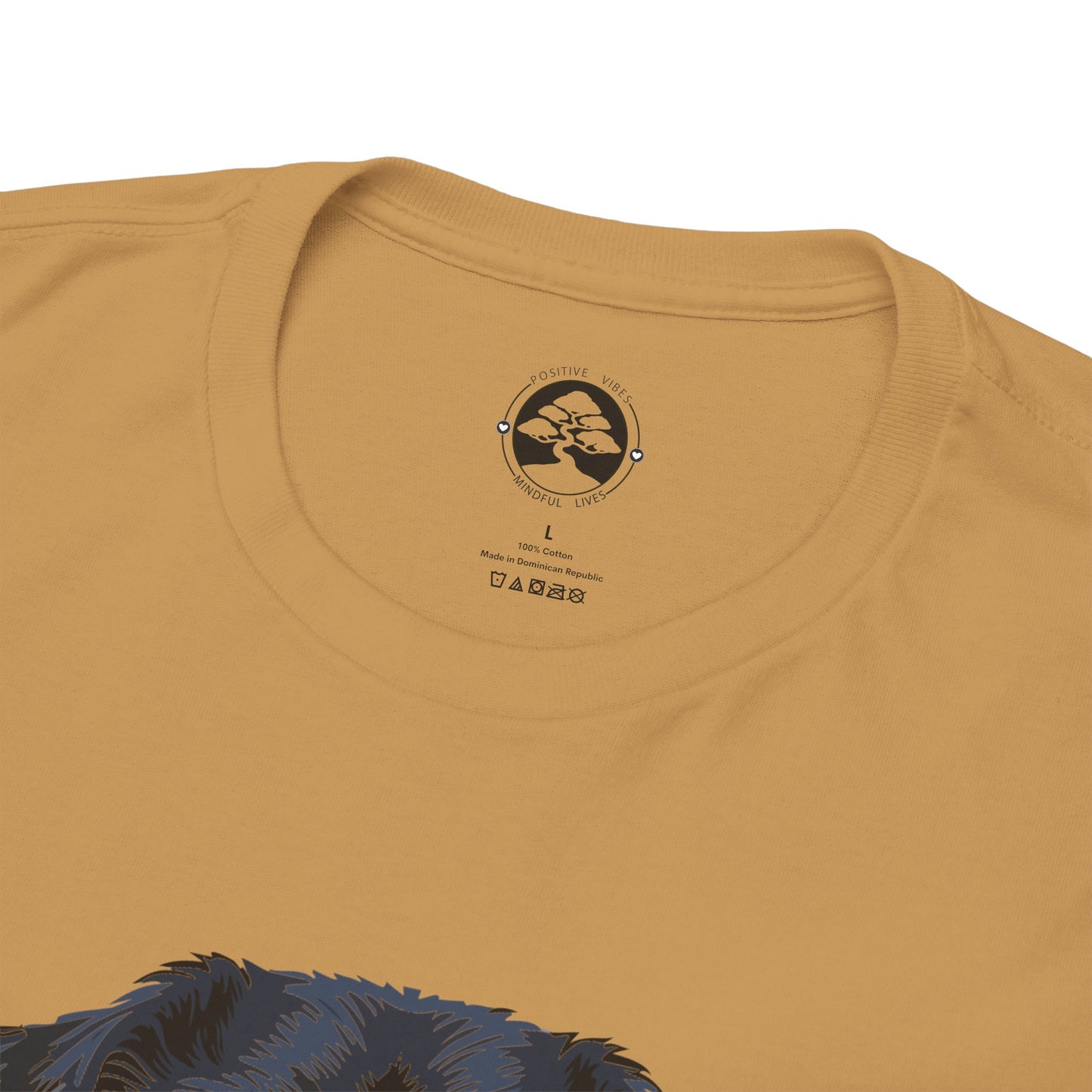 Camiseta unisex de algodón grueso Rottweiler - Power Wraped in Lover