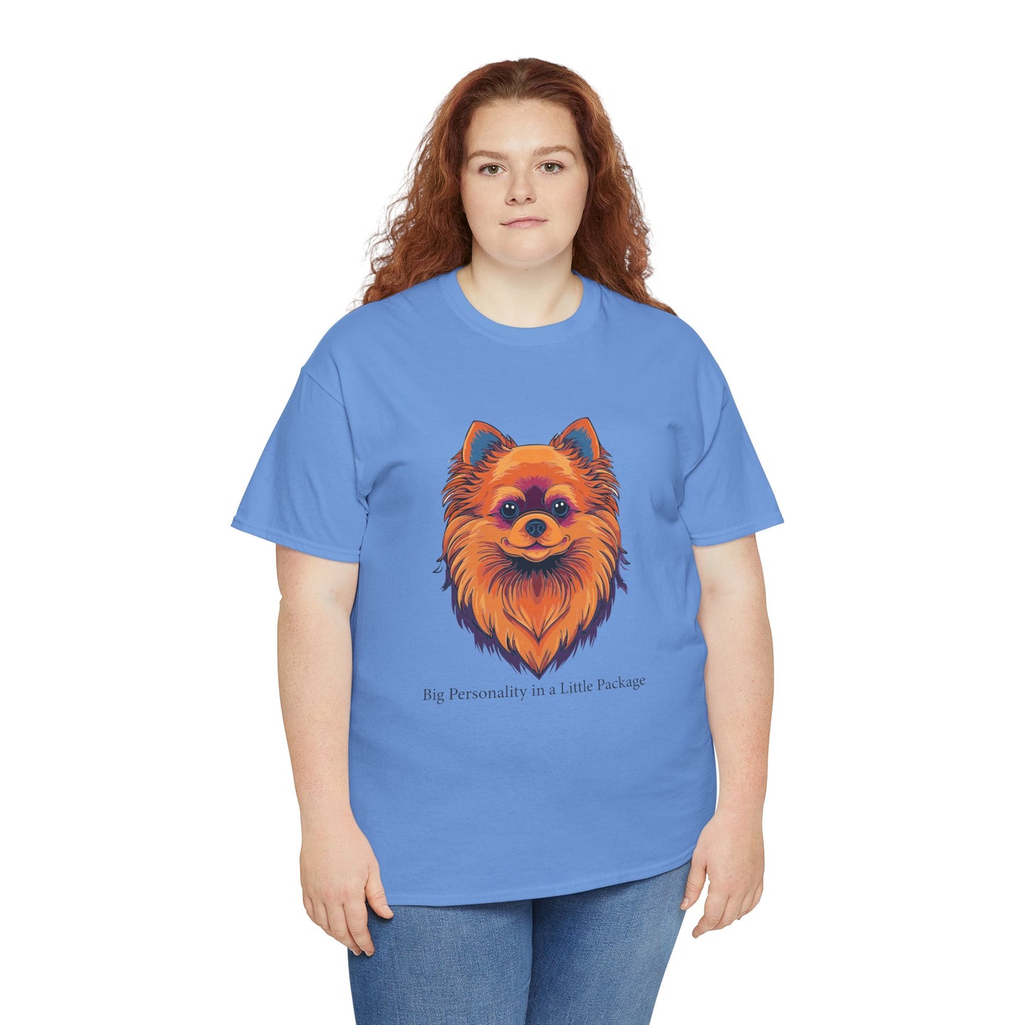 Pomerania - Gran personalidad en un paquete pequeño Camiseta unisex de algodón grueso