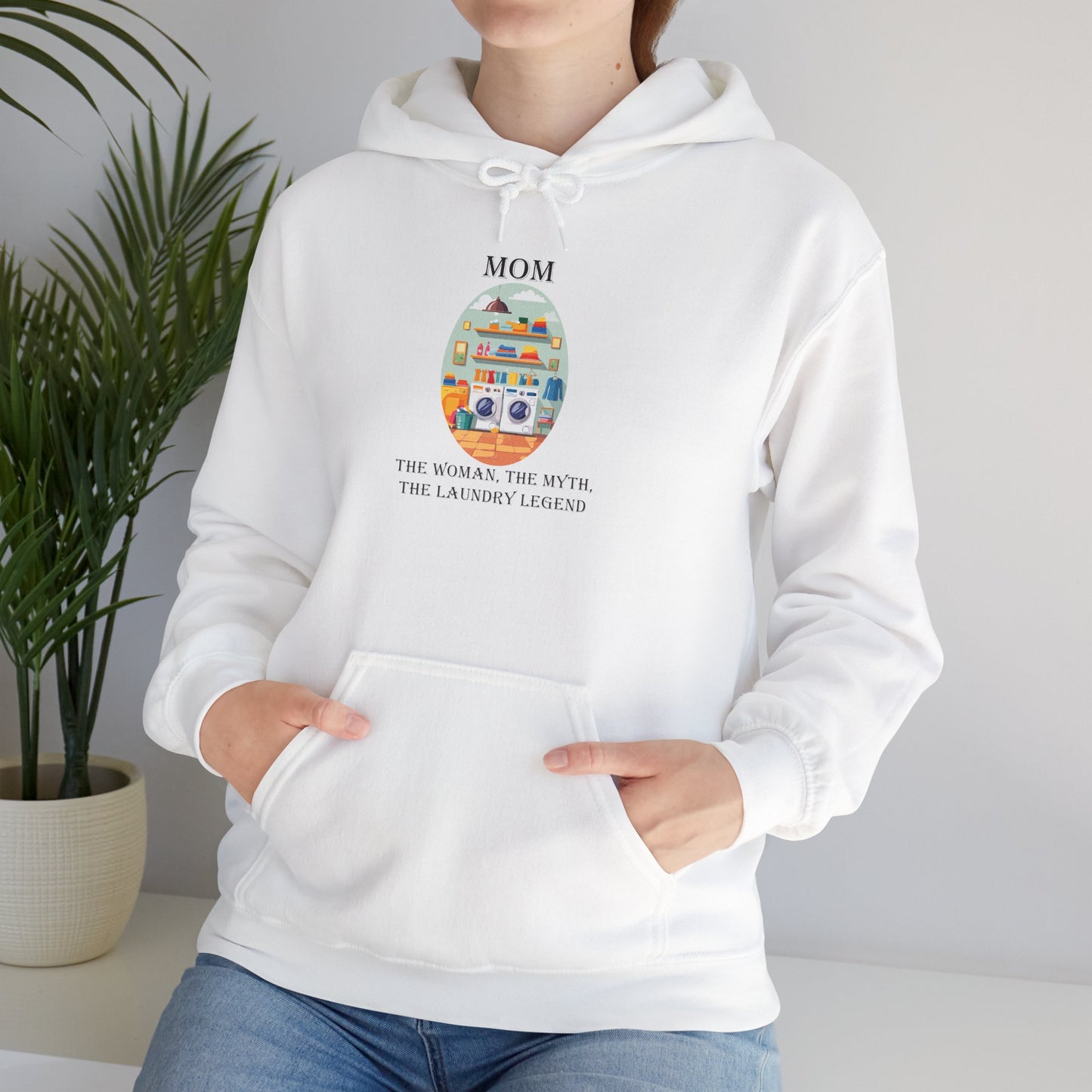 Laundry Legend Hooded Sweatshirt for Mom - Unisex Heavy Blend™