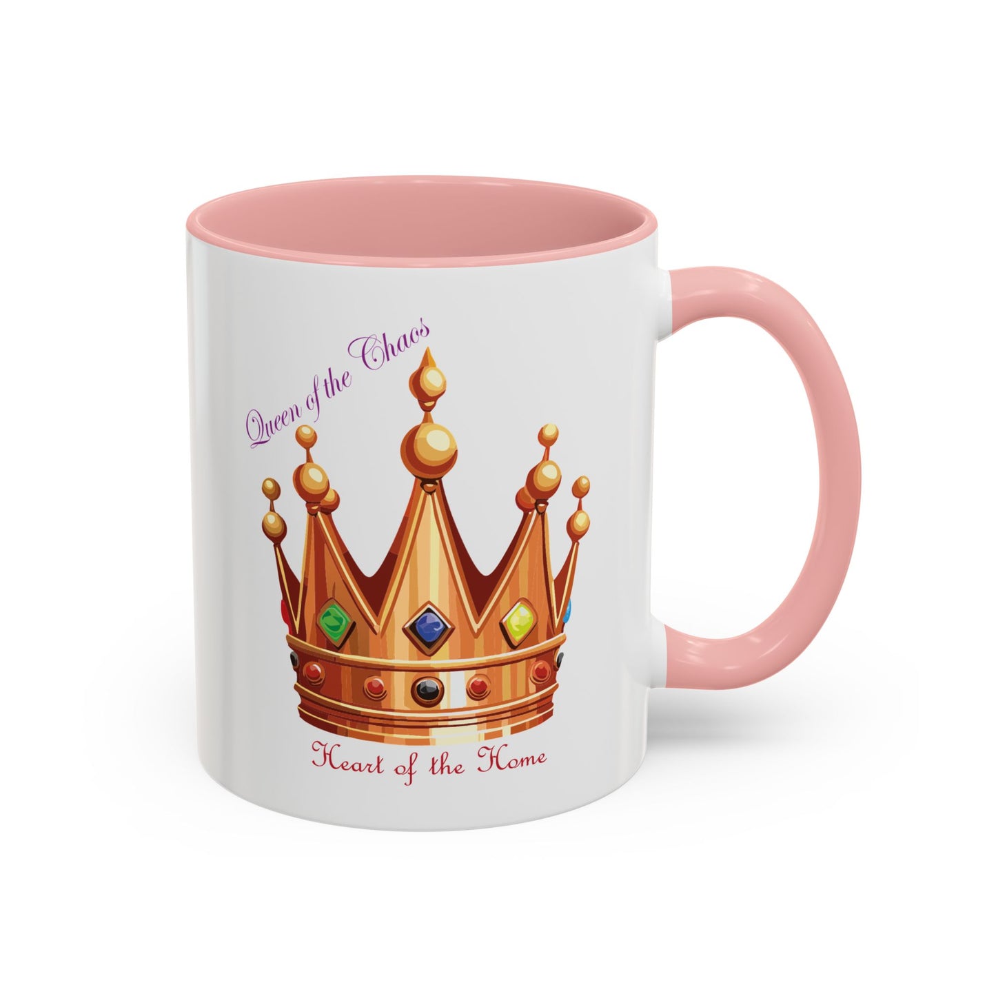 Queen of the Chaos Accent Coffee Mug - 11oz & 15oz - Perfect Gift for Home Decor