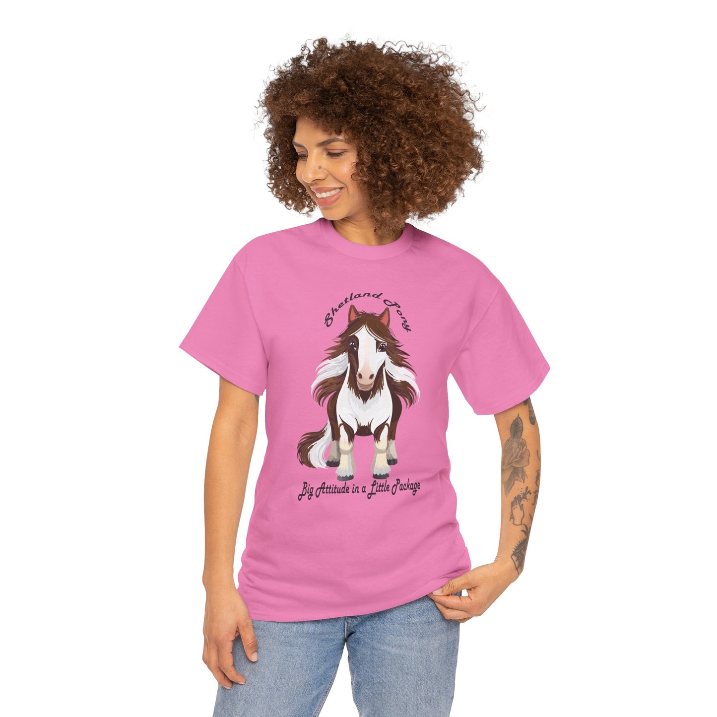 Shetland Pony Unisex Heavy Cotton Tee