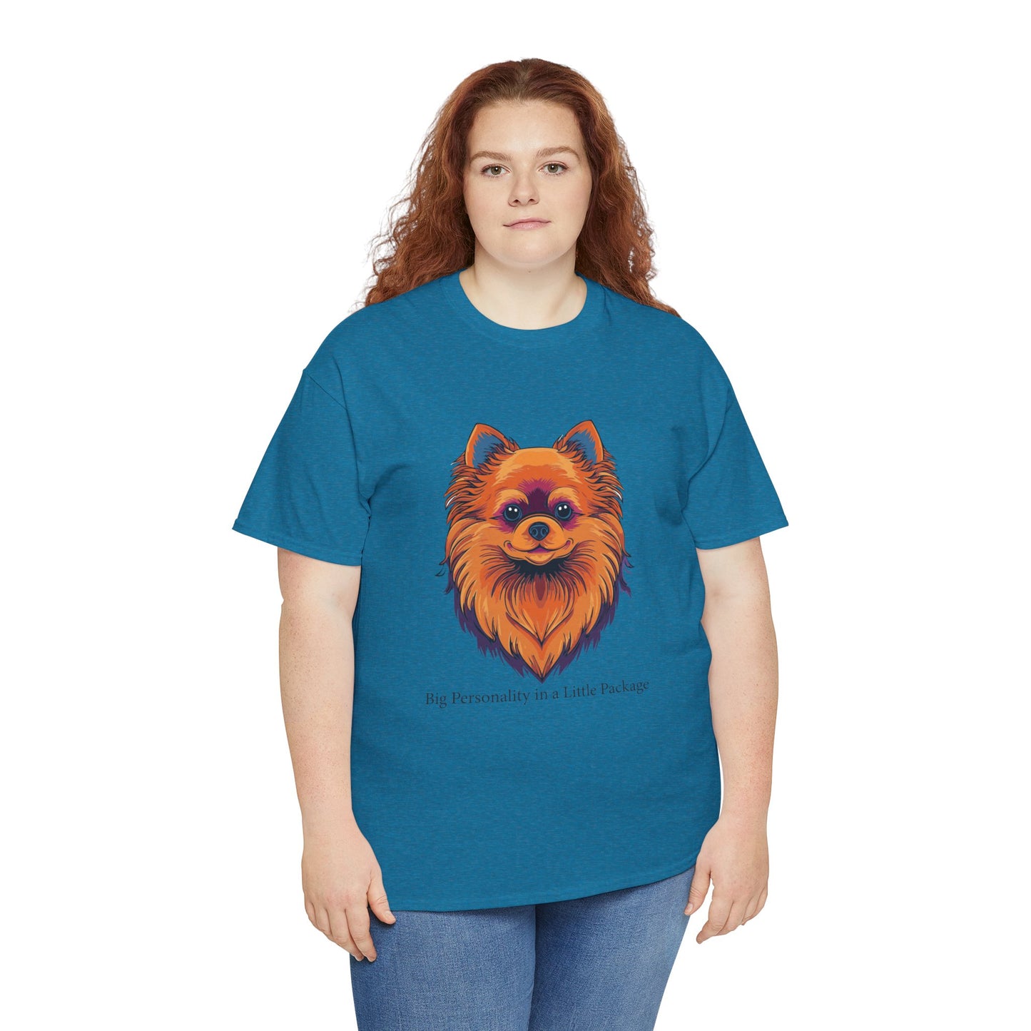 Pomerania - Gran personalidad en un paquete pequeño Camiseta unisex de algodón grueso