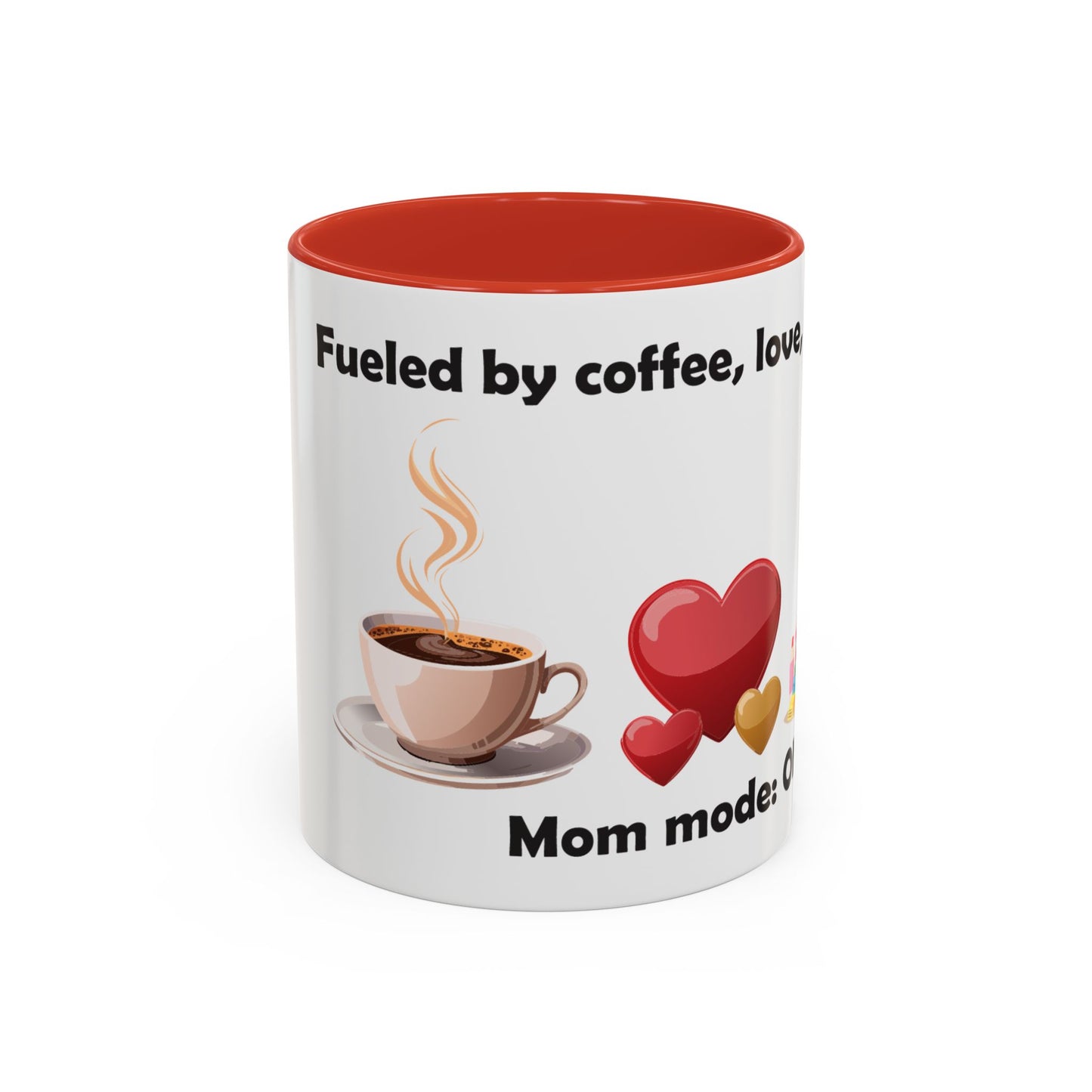 Mom Life Coffee Mug - 'Fueled by Coffee, Love & Chaos' - Perfect Gift for Moms