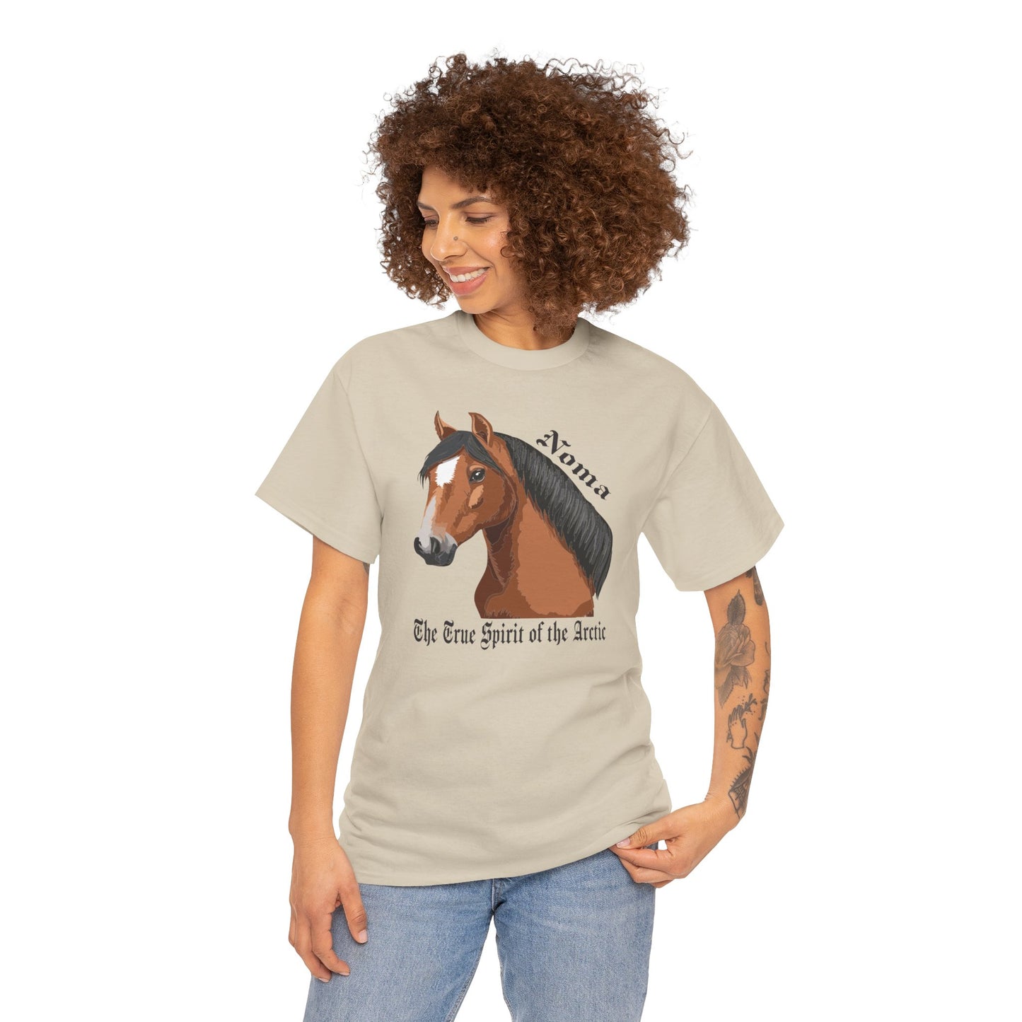 Noma The True Spirit of the Arctic Horse Tee - Unisex Heavy Cotton T-Shirt
