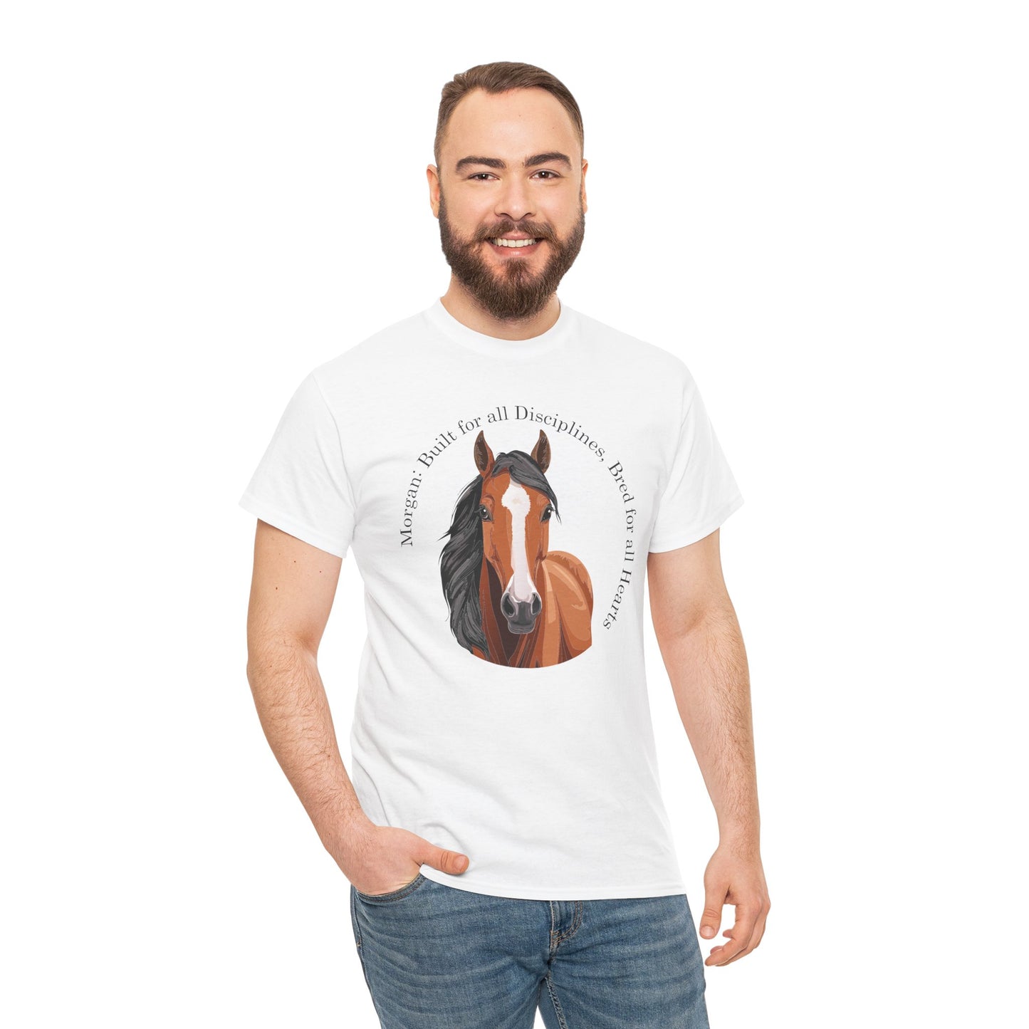 Morgan Horse Lover Unisex Heavy Cotton Tee