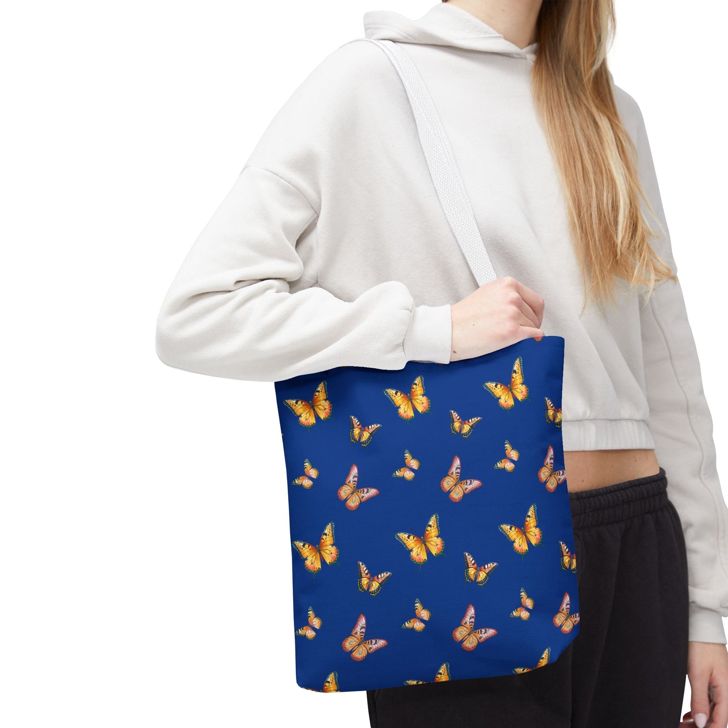 Colorful Butterfly Print Tote Bag - Stylish & Functional