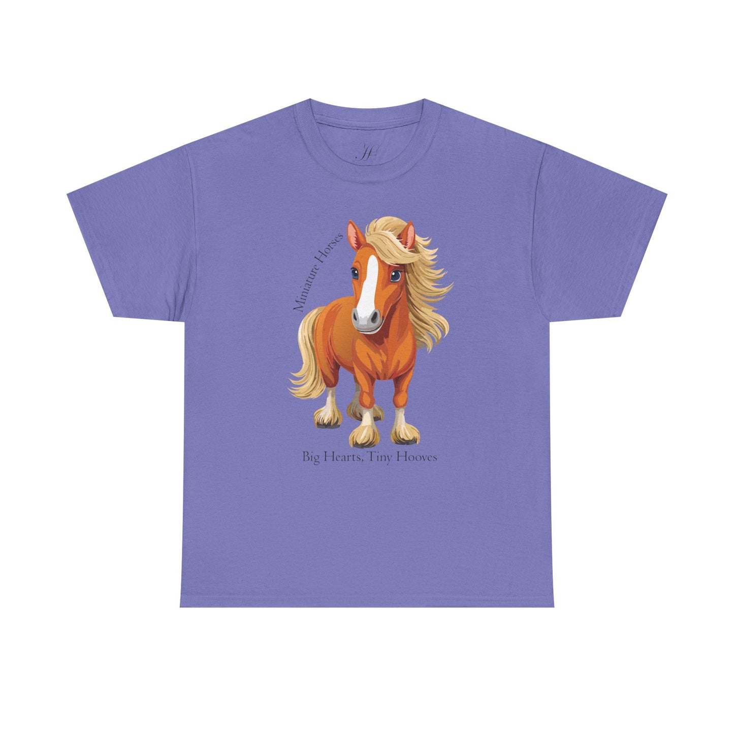 Miniature Horse Unisex Heavy Cotton Tee