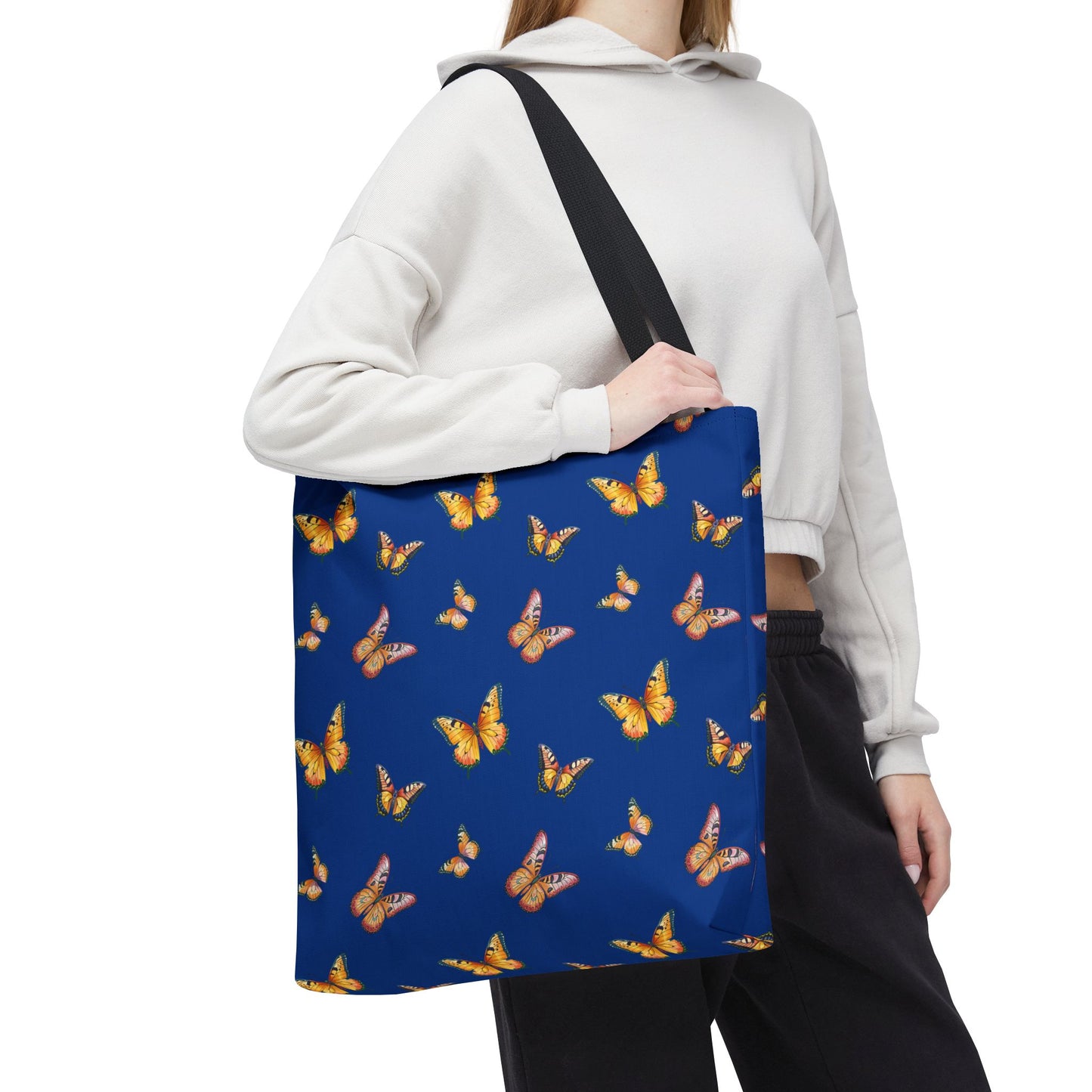 Colorful Butterfly Print Tote Bag - Stylish & Functional