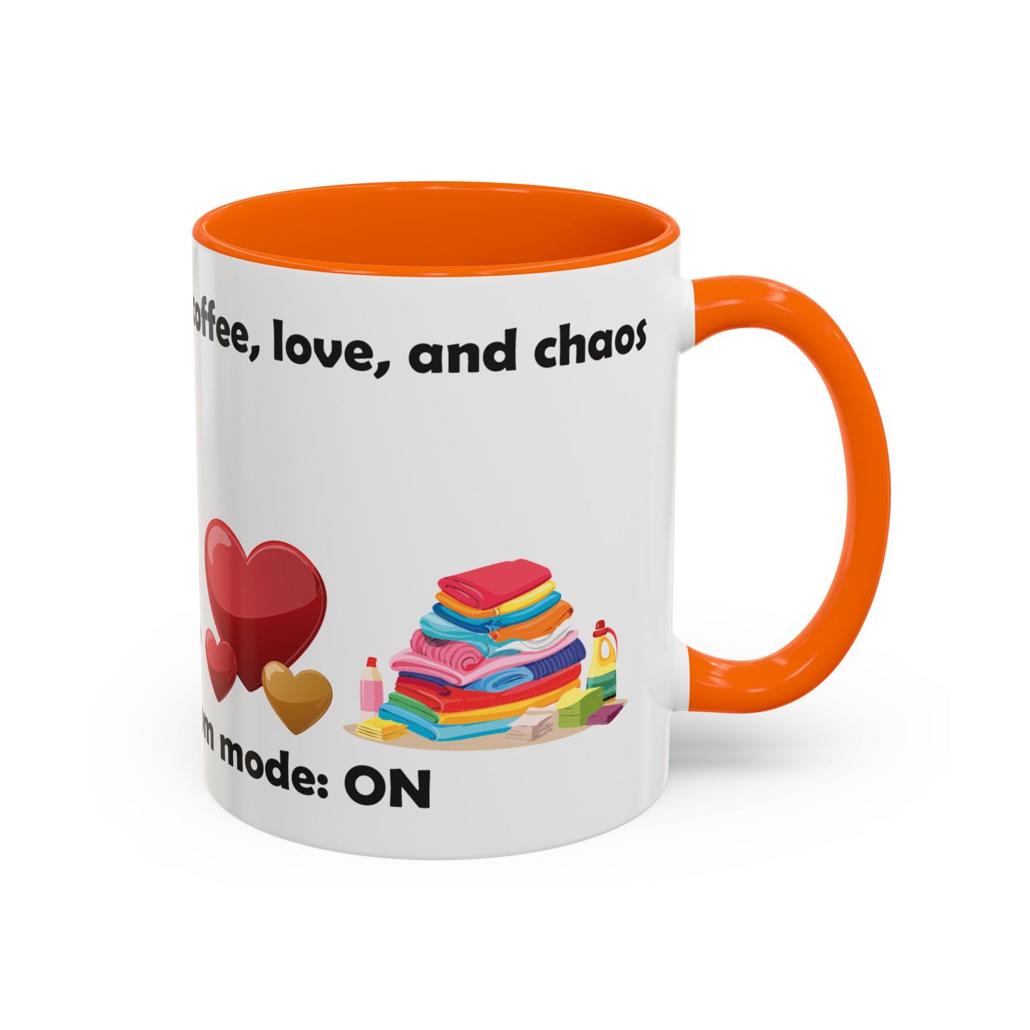 Mom Life Coffee Mug - 'Fueled by Coffee, Love & Chaos' - Perfect Gift for Moms