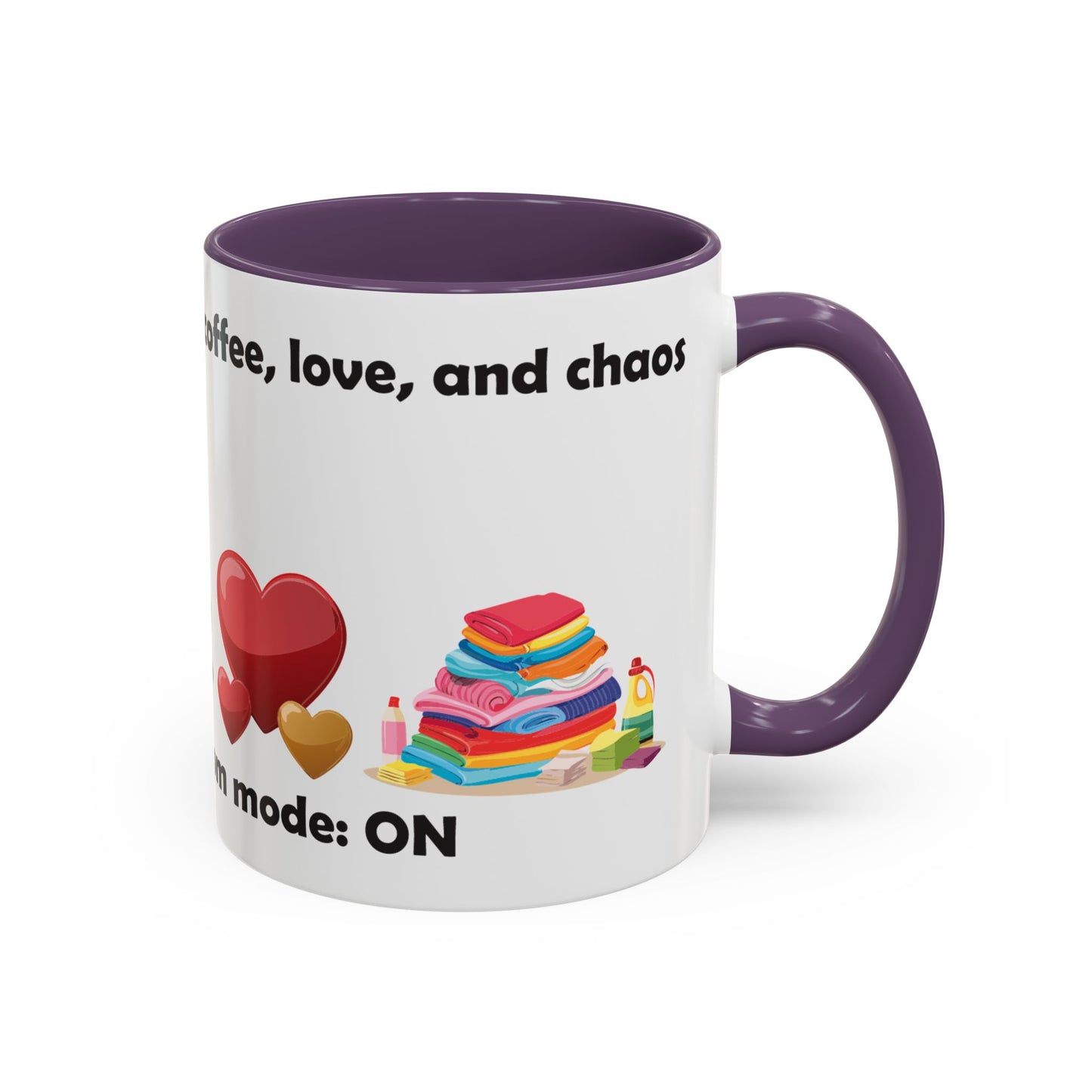Mom Life Coffee Mug - 'Fueled by Coffee, Love & Chaos' - Perfect Gift for Moms