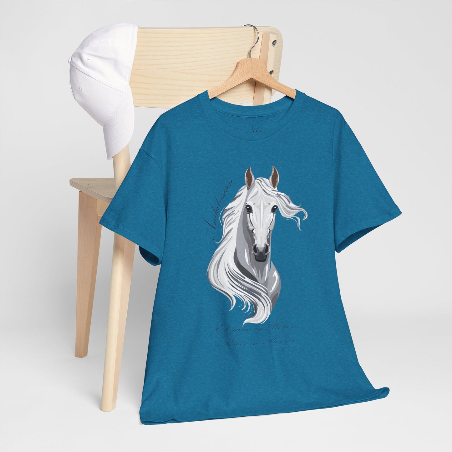 Andalusian Horse Design Unisex Heavy Cotton Tee