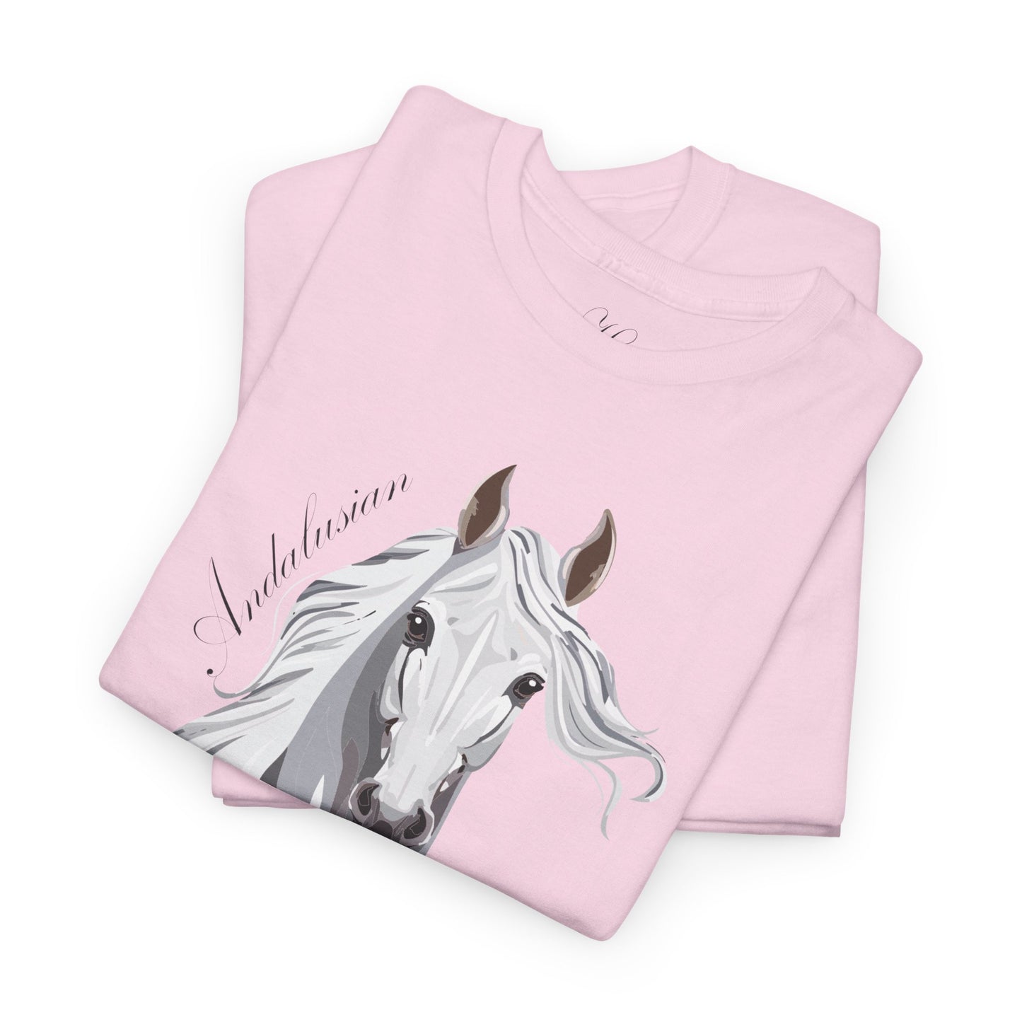 Andalusian Horse Design Unisex Heavy Cotton Tee