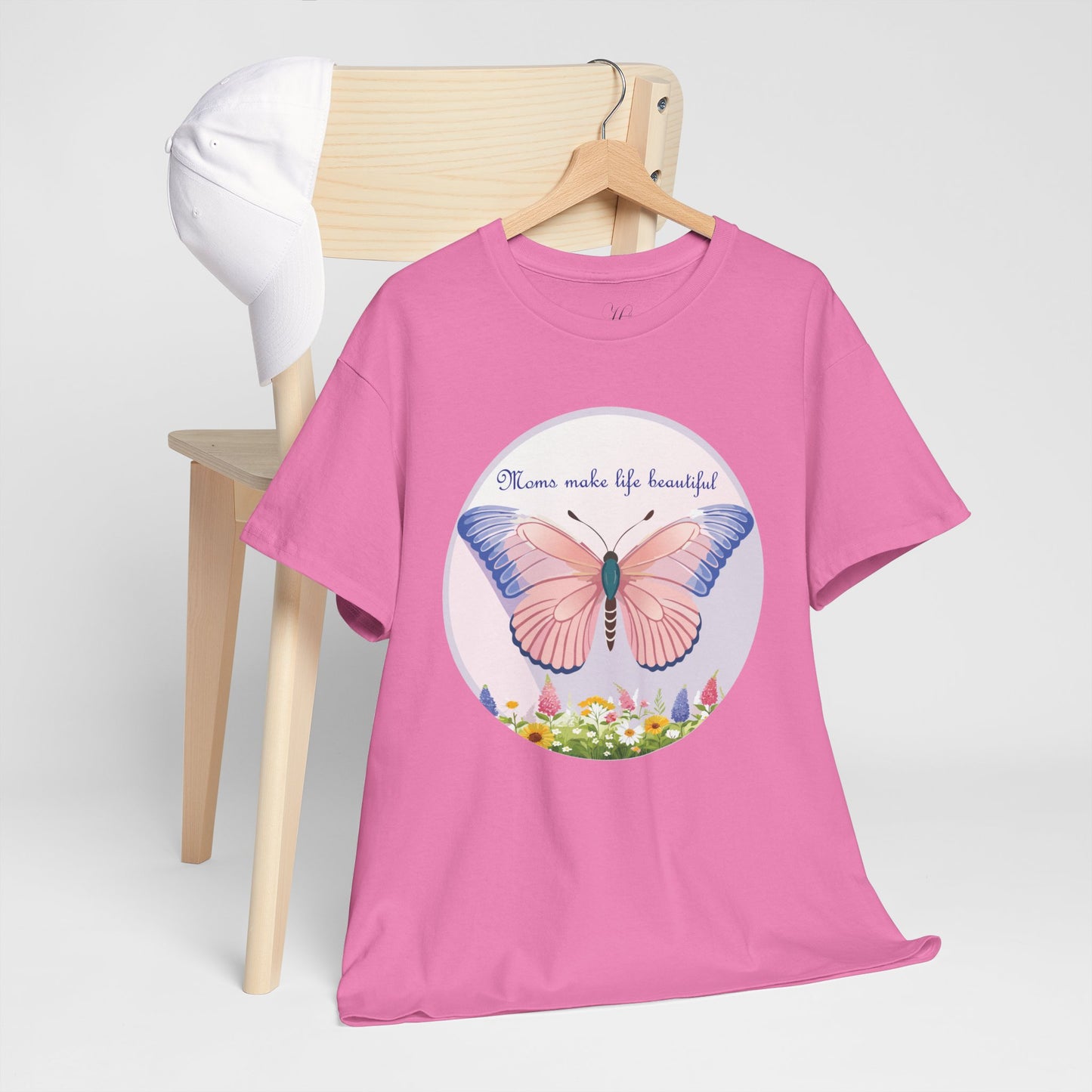 Mom Makes Life Beautiful Butterfly Tee