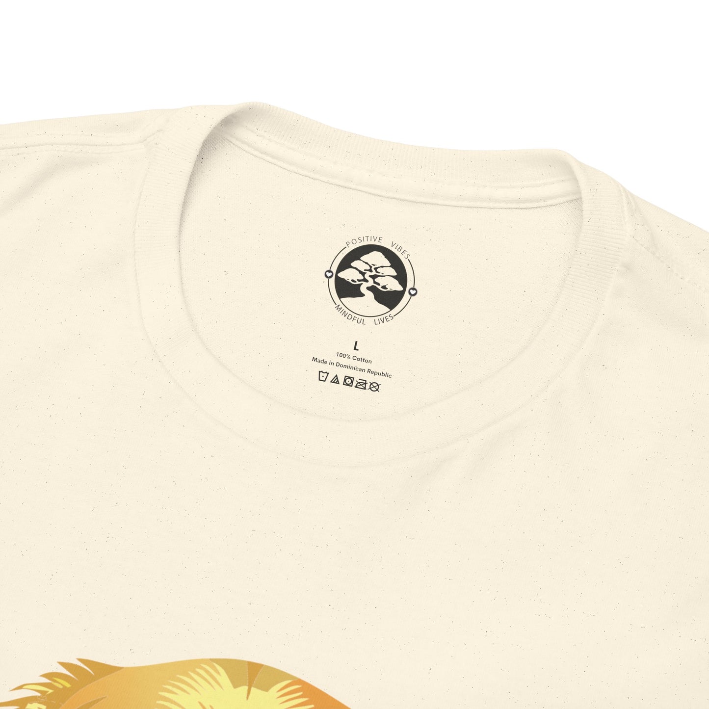 Golden Retriever - Camiseta unisex de algodón grueso con sol y sonrisas doradas