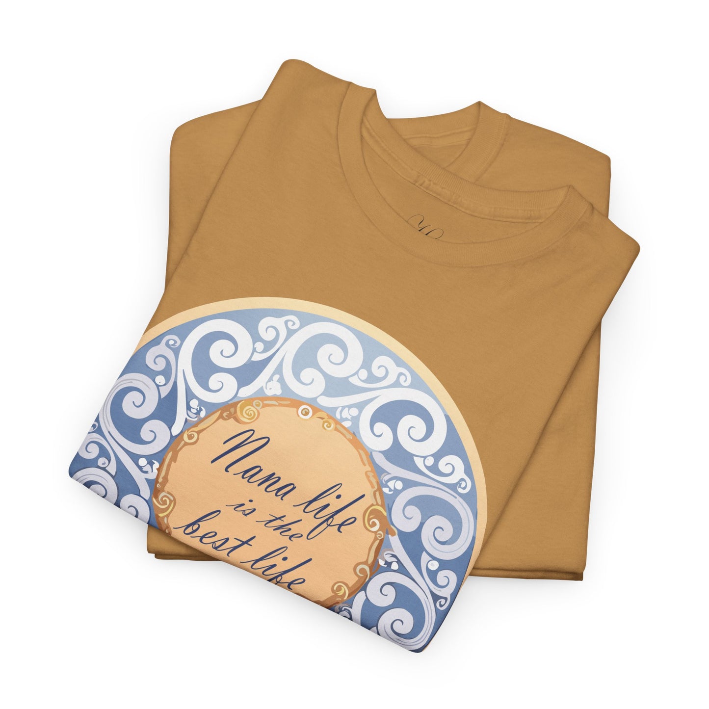 Motivational Unisex Heavy Cotton Tee - "Nana Life is the Best Life"
