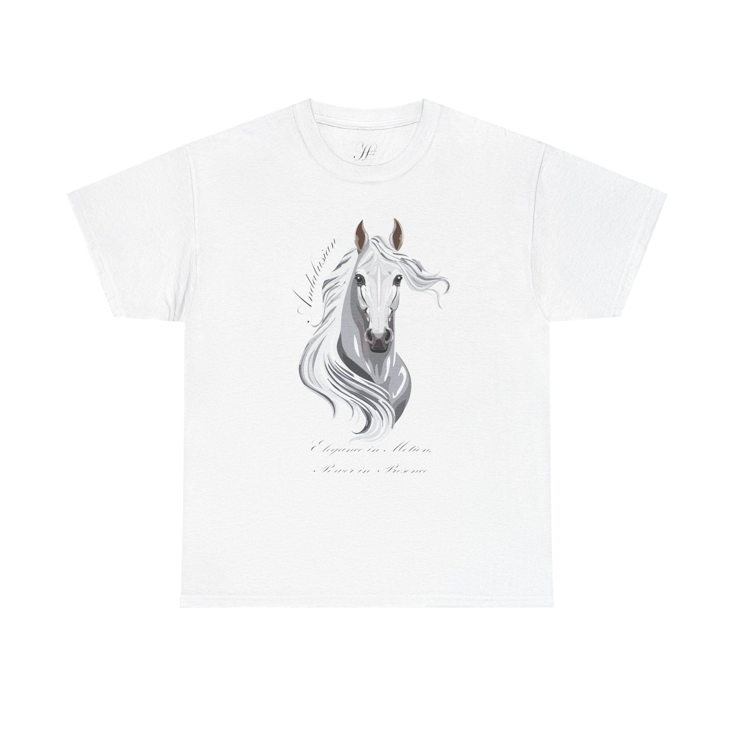 Andalusian Horse Design Unisex Heavy Cotton Tee