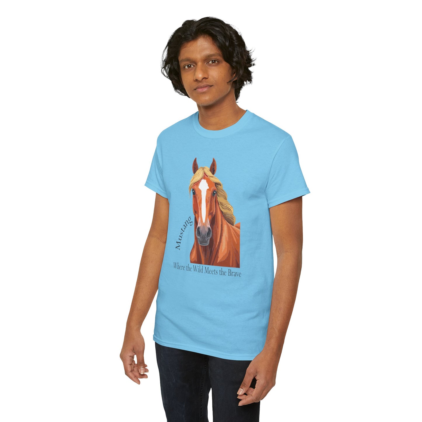 Mustang Unisex Heavy Cotton Tee