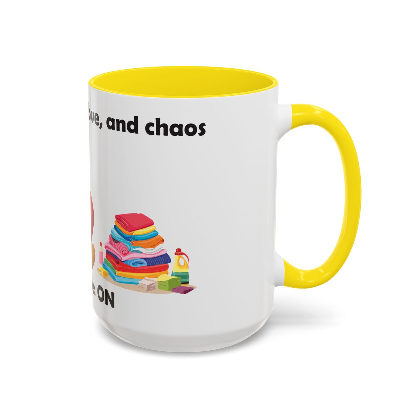 Mom Life Coffee Mug - 'Fueled by Coffee, Love & Chaos' - Perfect Gift for Moms