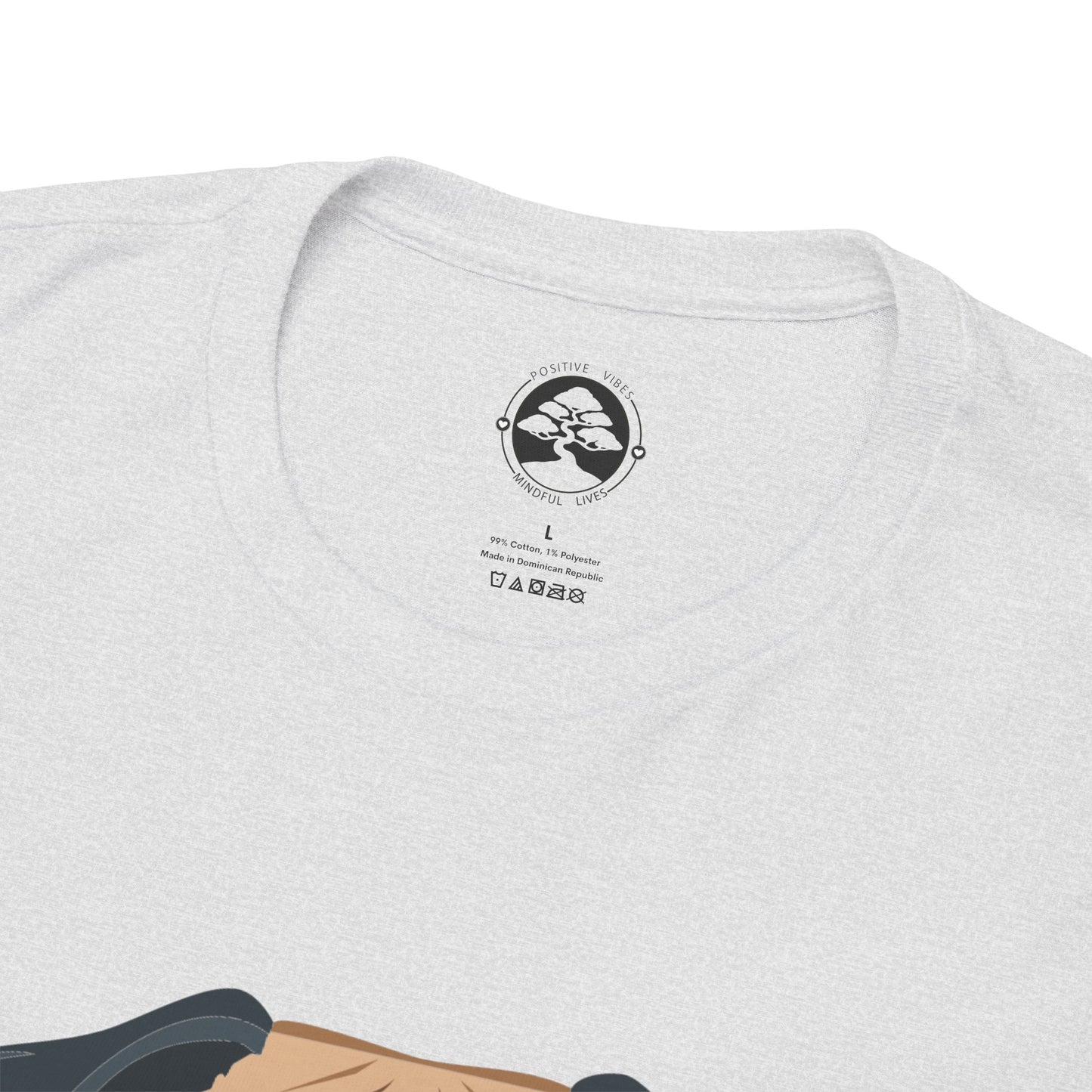Pug - Camiseta unisex de algodón grueso "La vida de Pug me eligió"