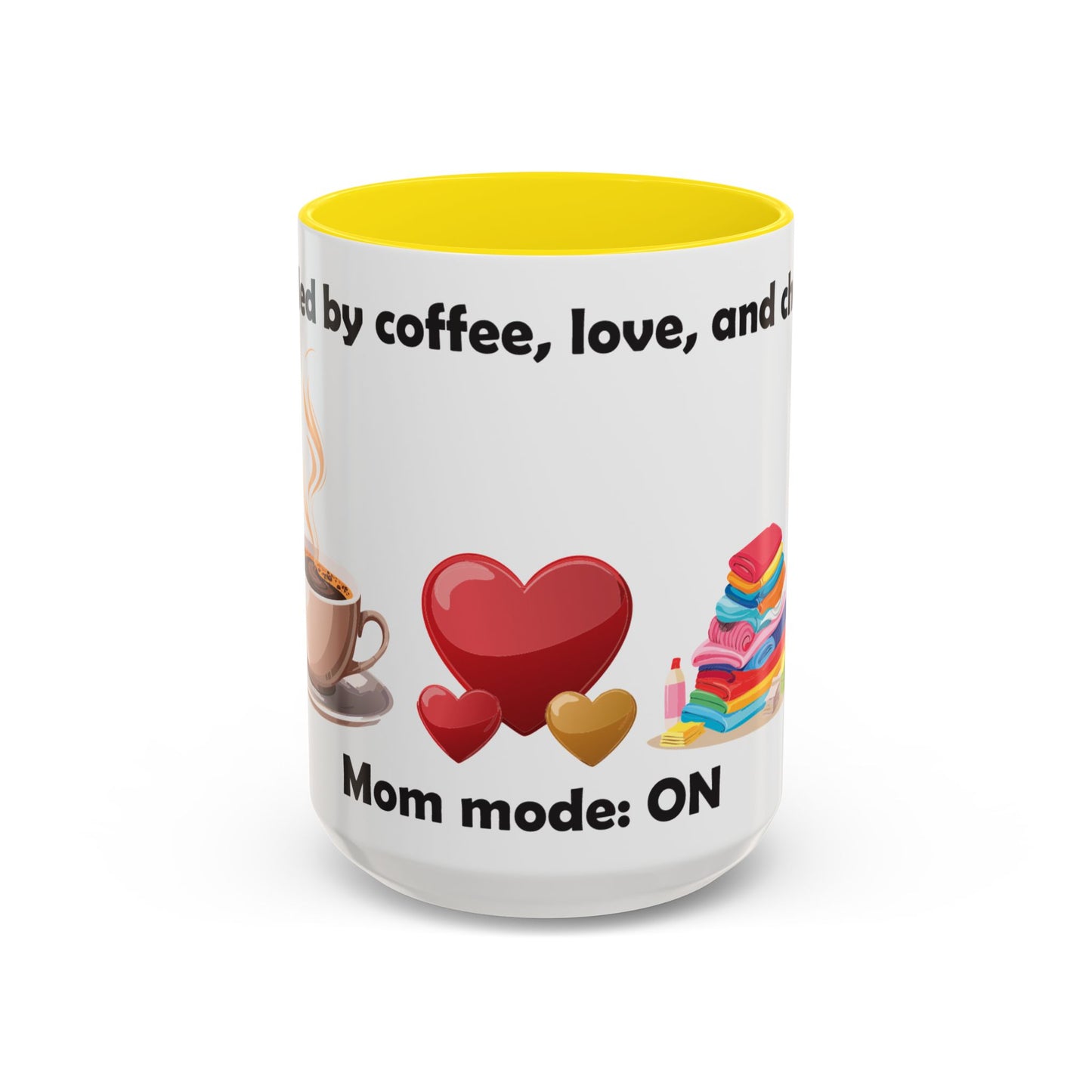 Mom Life Coffee Mug - 'Fueled by Coffee, Love & Chaos' - Perfect Gift for Moms