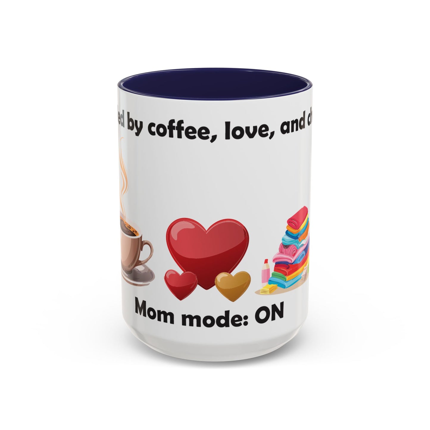 Mom Life Coffee Mug - 'Fueled by Coffee, Love & Chaos' - Perfect Gift for Moms