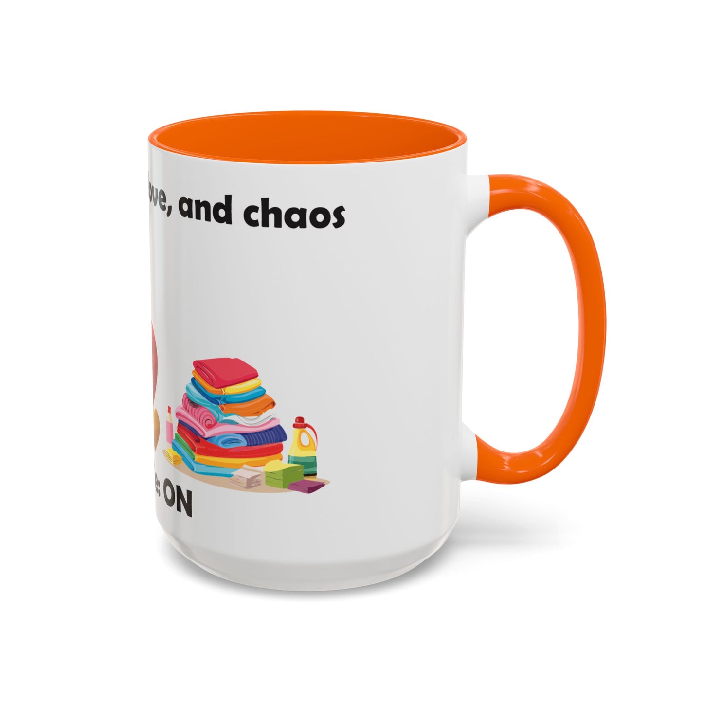 Mom Life Coffee Mug - 'Fueled by Coffee, Love & Chaos' - Perfect Gift for Moms