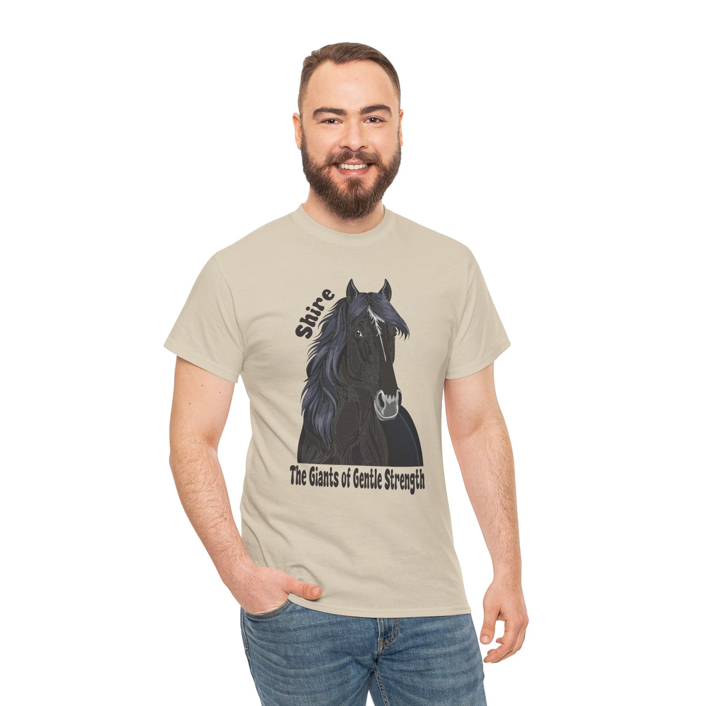 Shire Horse Unisex Heavy Cotton Tee